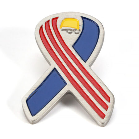 Unity Ribbon Pin Unity Ribbon, inspired by the Jalur Gemilang, in Royal Selangor Pewter ...